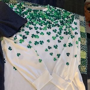 St Patrick’s day ladies top and men’s t shirt